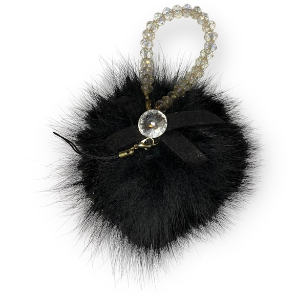 2for$10 Crystal Fluffy Bag Charm - Picture 3 of 7